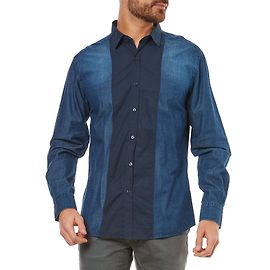Karl Lagerfeld CAMICIA STILE JEANS UOMO LAGERFELD Blu