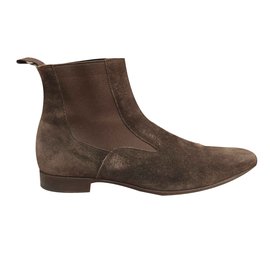 Santoni-Santoni Boots-Brown