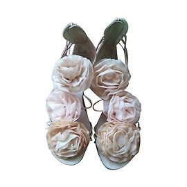 Giuseppe Zanotti flowers Pink