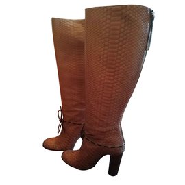 Chloé Bottes Marron clair