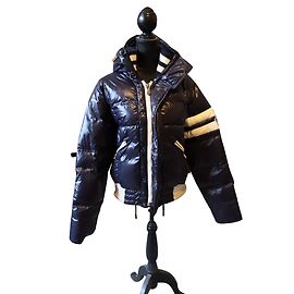 Schöne Moncler Jacke gemischt Dunkelblau