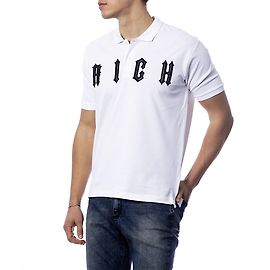 RICH JOHN RICHMOND NOUVEAU POLO BLANC Blanc