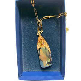 Collier Swarovski doré en cristaux Doré