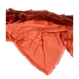 Fendi-Fendi silk and wool womans foulard-Other