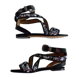 Sonia Rykiel-sandals-Black,Silvery