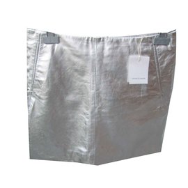 Samsoe & Samsoe Elinor Lederrock Silber