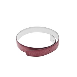 Hermès-Reversible leather belt maroon/grey-Grey,Dark red
