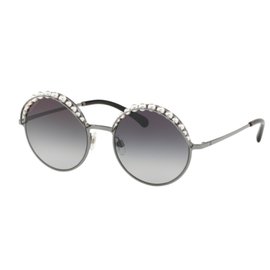 Chanel-Sonnenbrille-Schwarz,Grau