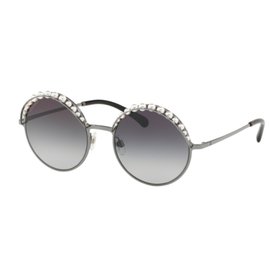 Chanel-Des lunettes de soleil-Noir,Gris