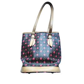 Louis Vuitton Flores de cereja de balde Marrom