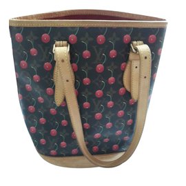 Louis Vuitton-Bucket cherry blossoms-Brown