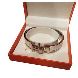 Hermès Clip bracelet White