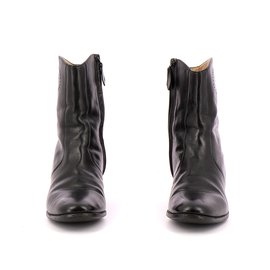 Hermès-Bottines / Low Boots-Noir