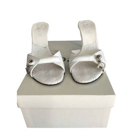 Christian Dior Mulas Branco