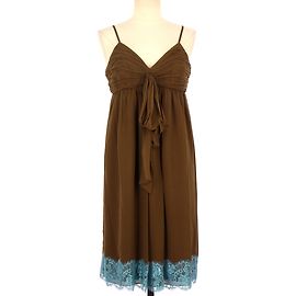 Alain Manoukian Vestito Marrone
