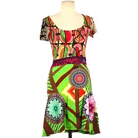 Desigual Kleid Hellgrün