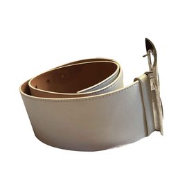 Fendi-Belts-White
