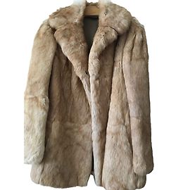 Autre Marque Rabbit fur coat Beige