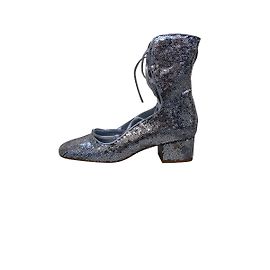 Chiara Ferragni Heels Silvery