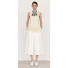 Céline-Hose, Gamaschen-Beige