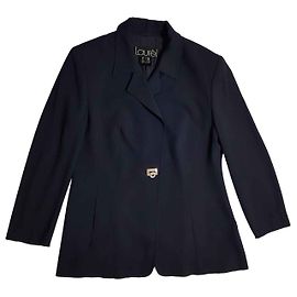 Laurèl Navy Blue Wool Viscose Blazer Navy blue