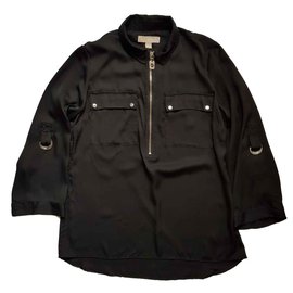 Michael Kors Black Polyester Top M Black