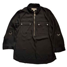Michael Kors Schwarzes Oberteil aus Polyester M Schwarz