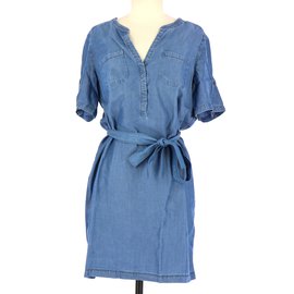 Comptoir Des Cotonniers Kleid Blau