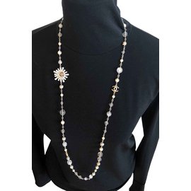 Chanel-Lange Halsketten-Mehrfarben 