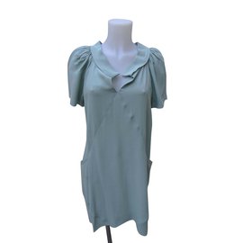 Balenciaga-Dresses-Light green