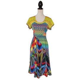 Robe M Missoni en soie multicolore Multicolore