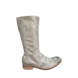 Zadig & Voltaire-boots à tige souples Zadig & Voltaire modèle Phenix-Gris