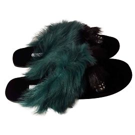 Prada Maultiere Schwarz