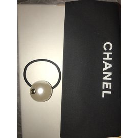 Chanel-Accesorios para el cabello-Blanco