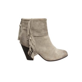 boots à franges Ash Beige