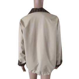 Fendi-Coats, Outerwear-Brown