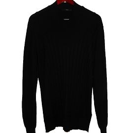 Ermenegildo Zegna Z ZEGNA SHAWL-PULLOVER Schwarz