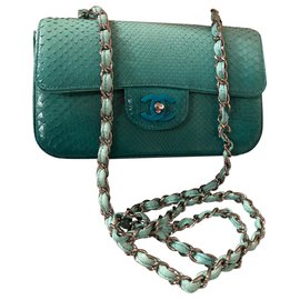 Chanel-Handbags-Turquoise