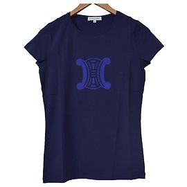 Céline Blue T-Shirt Tee Size M MEDIUM Blue