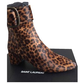 Saint Laurent-Joplin 50-Leopard print