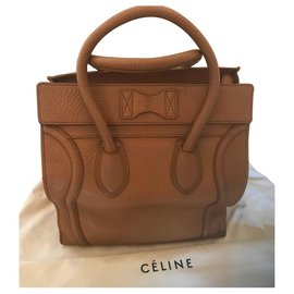 Céline-Sac Luggage Céline Golf-Marron clair