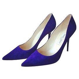 Jimmy Choo Abel Suede Courts Violet