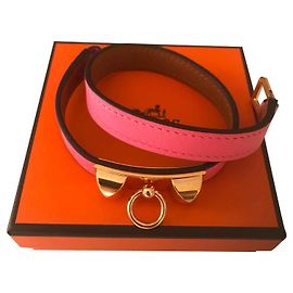 Hermès Pulsera Rival Hermes Rosa Azalea Rosa