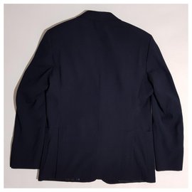 Armani-Blazers Jackets-Navy blue