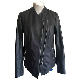 Autre Marque Lambskin Jacket Replay black T.S Black