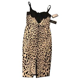 Dolce & Gabbana Kleid aus schwarzer Spitze Schwarz