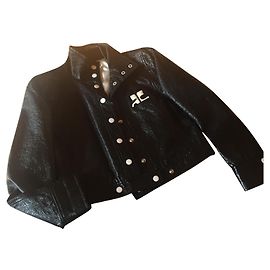 Courreges Jacke Schwarz