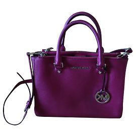 Borsa Michael Kors in pelle fucsia Fuschia