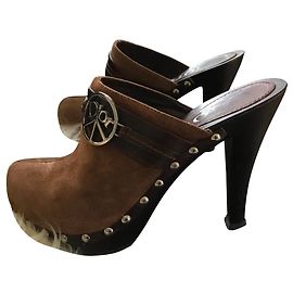 Christian Dior Clogs Light brown Dark brown