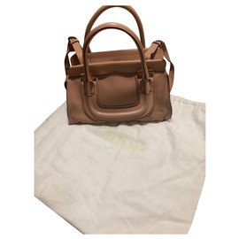 Bolsa Chloé de couro bege Bege